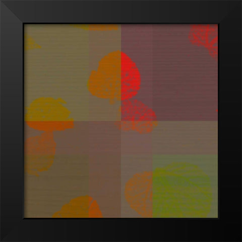 Placid Black Modern Wood Framed Art Print by Pazan, Tony