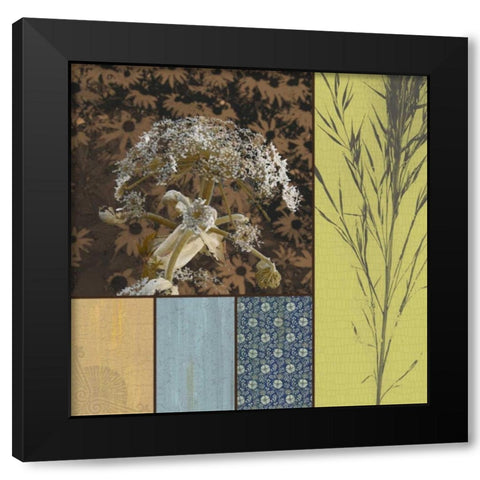 Morning Dew 1 Black Modern Wood Framed Art Print with Double Matting by Pazan, Tony