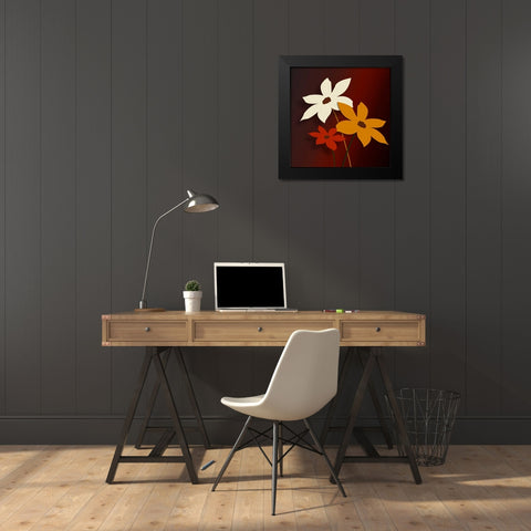 Good Crowd Black Modern Wood Framed Art Print by Pazan, Tony