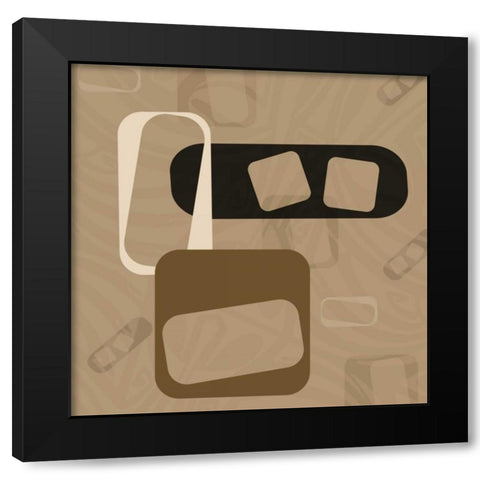 Finder Black Modern Wood Framed Art Print by Pazan, Tony