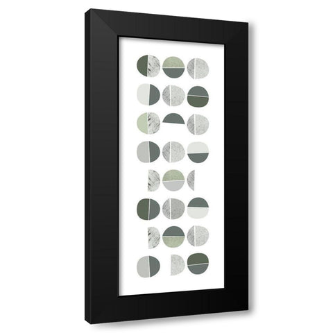 Color Dew Bubbles 1 Black Modern Wood Framed Art Print with Double Matting by Urban Epiphany