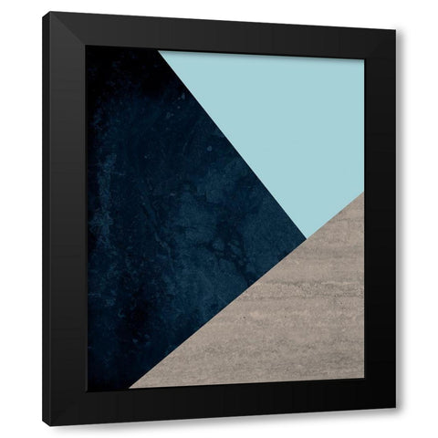 Scandinavian 1 Black Modern Wood Framed Art Print with Double Matting by Urban Epiphany