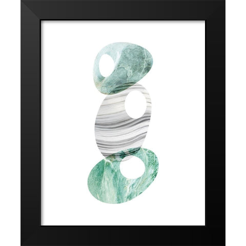 Scandinavian Balance 2 Black Modern Wood Framed Art Print by Urban Epiphany