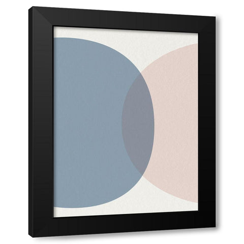 Mid Century Soft Luxe Black Modern Wood Framed Art Print with Double Matting by Urban Epiphany
