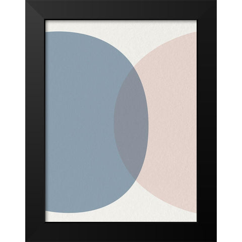Mid Century Soft Luxe Black Modern Wood Framed Art Print by Urban Epiphany
