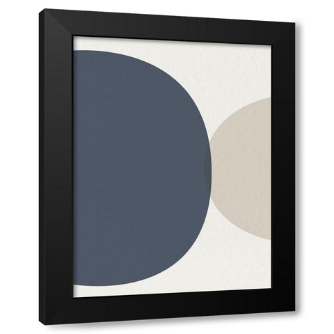 Mid Century Soft Luxe 2 Black Modern Wood Framed Art Print by Urban Epiphany