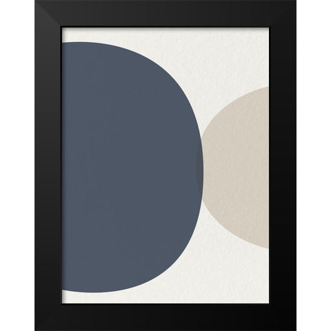 Mid Century Soft Luxe 2 Black Modern Wood Framed Art Print by Urban Epiphany