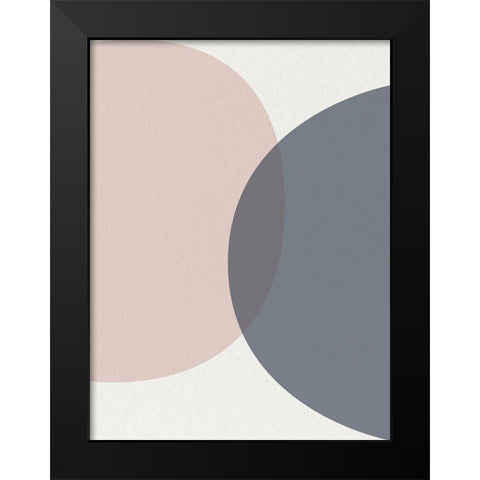 Mid Century Soft Luxe 3 Black Modern Wood Framed Art Print by Urban Epiphany
