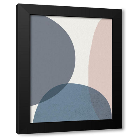 Mid Century Soft Luxe 4 Black Modern Wood Framed Art Print by Urban Epiphany