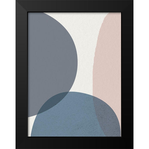 Mid Century Soft Luxe 4 Black Modern Wood Framed Art Print by Urban Epiphany
