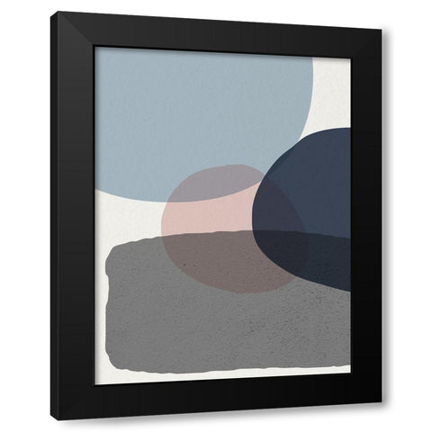 Mid Century Soft Luxe 6 Black Modern Wood Framed Art Print by Urban Epiphany