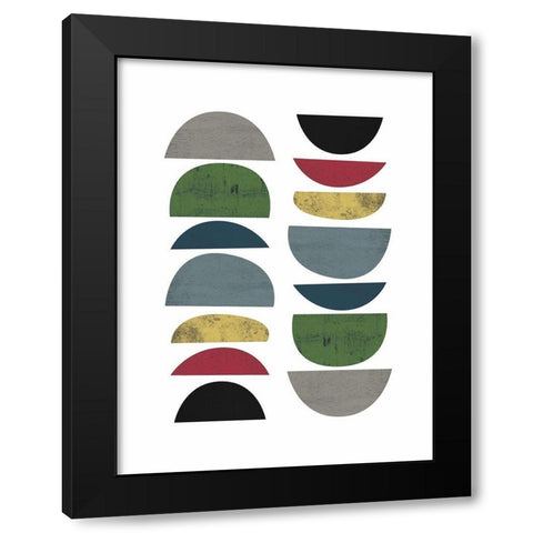 Mid Century Safari C Black Modern Wood Framed Art Print by Urban Epiphany