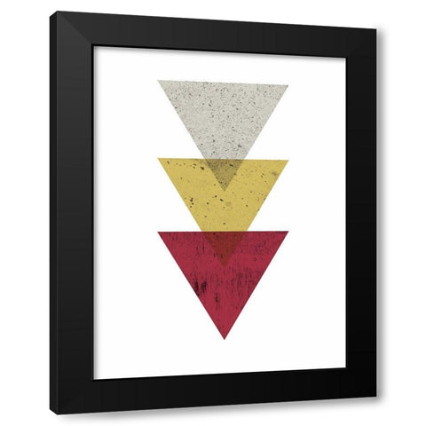 Mid Century Safari D Black Modern Wood Framed Art Print by Urban Epiphany