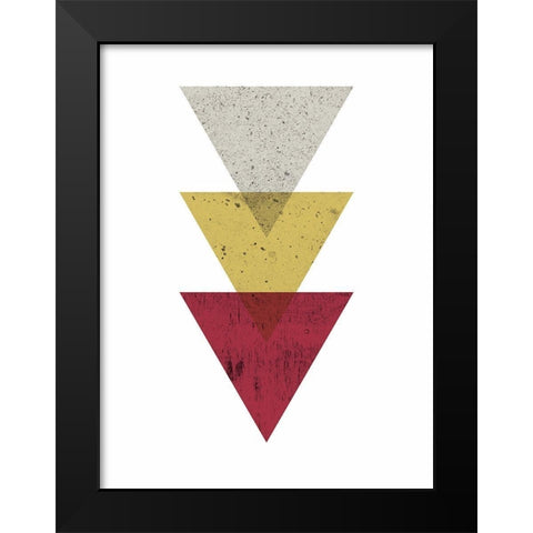 Mid Century Safari D Black Modern Wood Framed Art Print by Urban Epiphany
