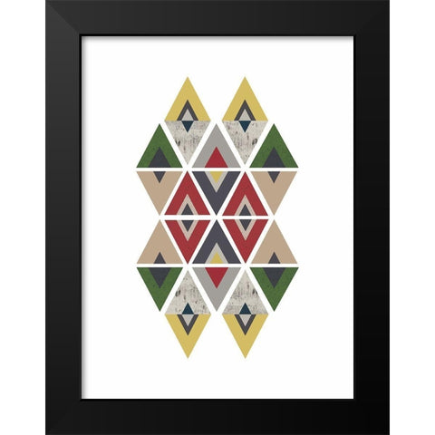 Mid Century Safari F Black Modern Wood Framed Art Print by Urban Epiphany