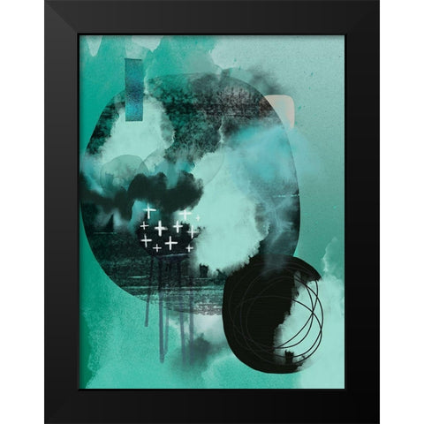 Still Tones Black Modern Wood Framed Art Print by Urban Epiphany