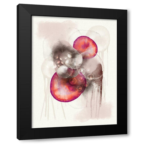 Warm Unity 1 Black Modern Wood Framed Art Print with Double Matting by Urban Epiphany