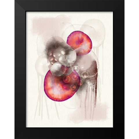 Warm Unity 1 Black Modern Wood Framed Art Print by Urban Epiphany
