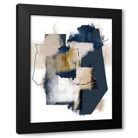 Unexpected Reality Neutral Tones Black Modern Wood Framed Art Print by Urban Epiphany