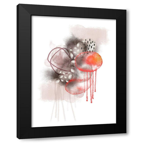 Daydream Black Modern Wood Framed Art Print with Double Matting by Urban Epiphany