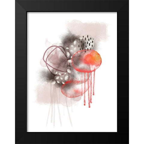 Daydream Black Modern Wood Framed Art Print by Urban Epiphany