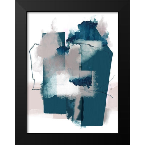 Jusxtaposed Reality 2 Black Modern Wood Framed Art Print by Urban Epiphany