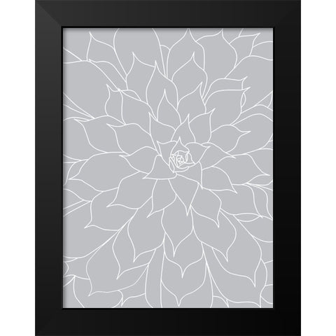 Black White Succulents Set of 2 Black Modern Wood Framed Art Print by Urban Epiphany