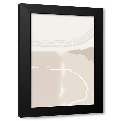 Equanimity Black Modern Wood Framed Art Print by Urban Epiphany