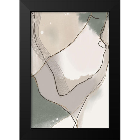 Patience Black Modern Wood Framed Art Print by Urban Epiphany