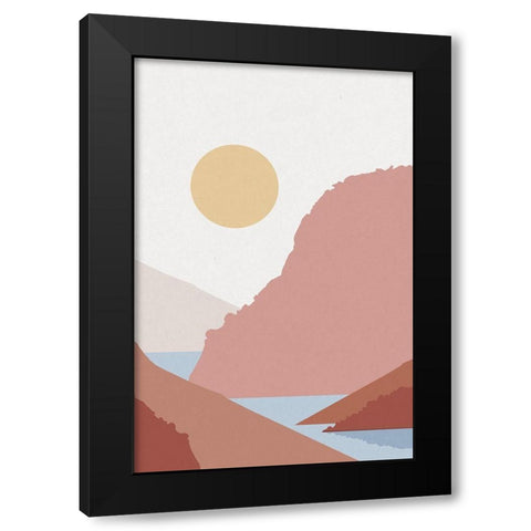 Canyon Views 2 Black Modern Wood Framed Art Print by Urban Epiphany