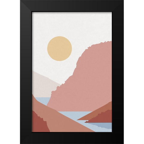 Canyon Views 2 Black Modern Wood Framed Art Print by Urban Epiphany
