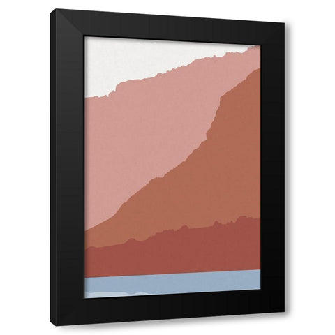 Canyon Views 3 Black Modern Wood Framed Art Print by Urban Epiphany