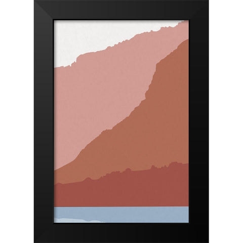Canyon Views 3 Black Modern Wood Framed Art Print by Urban Epiphany