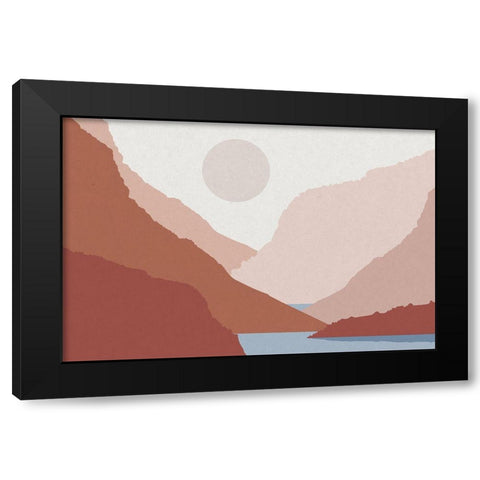 Canyon Views 4 Black Modern Wood Framed Art Print with Double Matting by Urban Epiphany