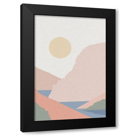 Canyon Horizons 2 Black Modern Wood Framed Art Print with Double Matting by Urban Epiphany