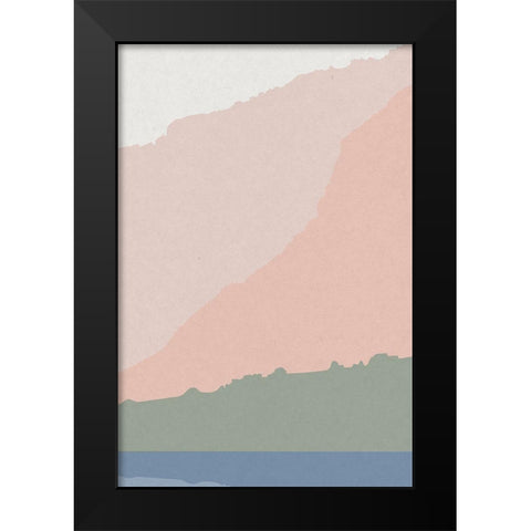 Canyon Horizons 3 Black Modern Wood Framed Art Print by Urban Epiphany