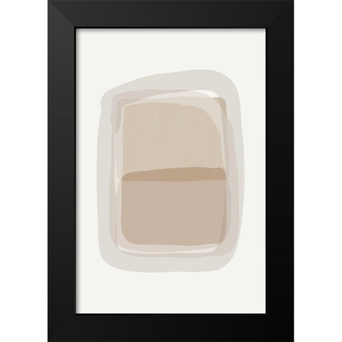 Simple Black Modern Wood Framed Art Print by Urban Epiphany