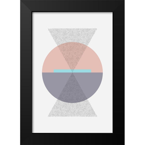 Iconic Mid Century 1 Black Modern Wood Framed Art Print by Urban Epiphany
