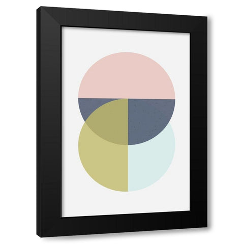 Iconic Mid Century 2 Black Modern Wood Framed Art Print by Urban Epiphany