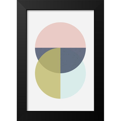 Iconic Mid Century 2 Black Modern Wood Framed Art Print by Urban Epiphany