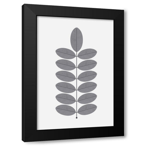 Iconic Mid Century 3 Black Modern Wood Framed Art Print with Double Matting by Urban Epiphany