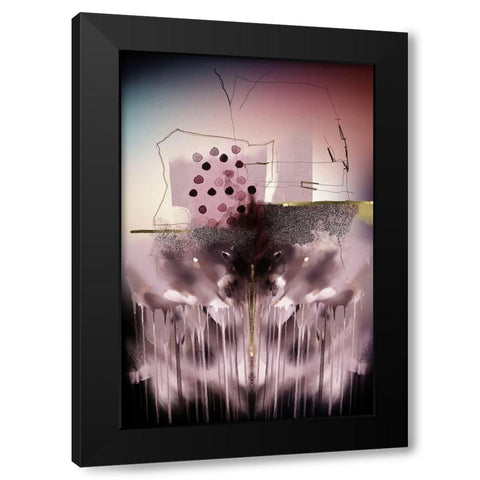 Analysis of Life 1 Black Modern Wood Framed Art Print with Double Matting by Urban Epiphany