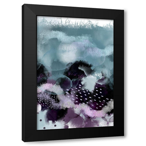 Evolving Ocean Part 1 Black Modern Wood Framed Art Print with Double Matting by Urban Epiphany