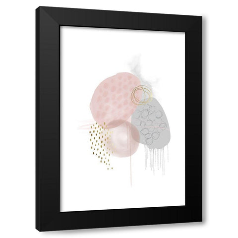 Hope Black Modern Wood Framed Art Print by Urban Epiphany