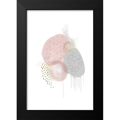 Hope Black Modern Wood Framed Art Print by Urban Epiphany
