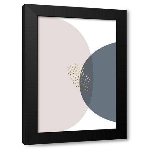 Neutral Tones 2 Black Modern Wood Framed Art Print by Urban Epiphany