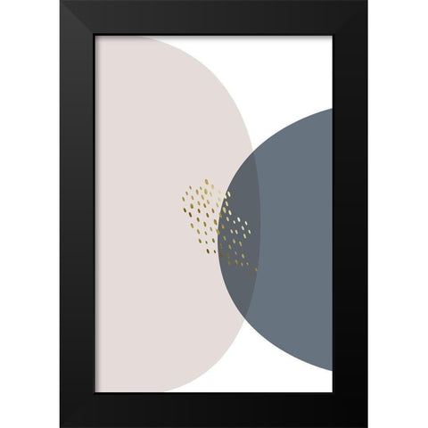 Neutral Tones 2 Black Modern Wood Framed Art Print by Urban Epiphany
