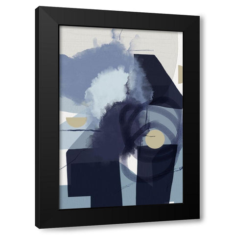 Strange Beauty Black Modern Wood Framed Art Print with Double Matting by Urban Epiphany