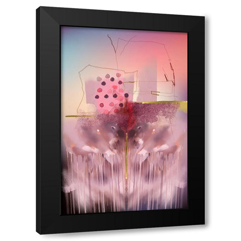 Analysis of Life Black Modern Wood Framed Art Print by Urban Epiphany