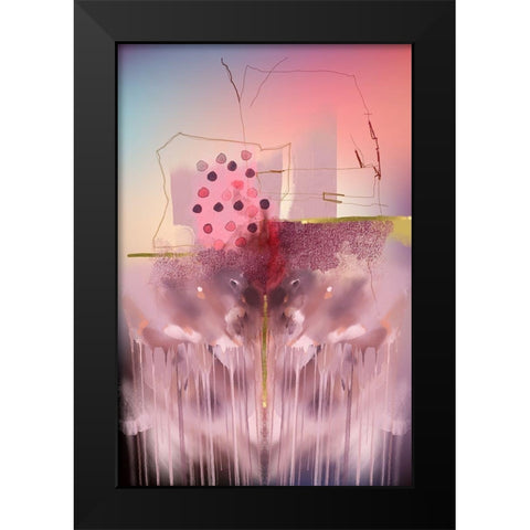 Analysis of Life Black Modern Wood Framed Art Print by Urban Epiphany